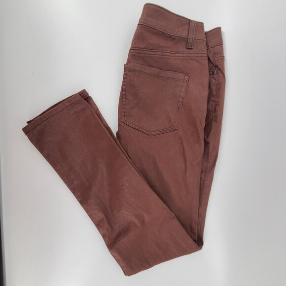 Liverpool Jeans Denim - LIVERPOOL Jeans Co. Abby Skinny Mahogany Brown Gunmetal Jeans| 26/2